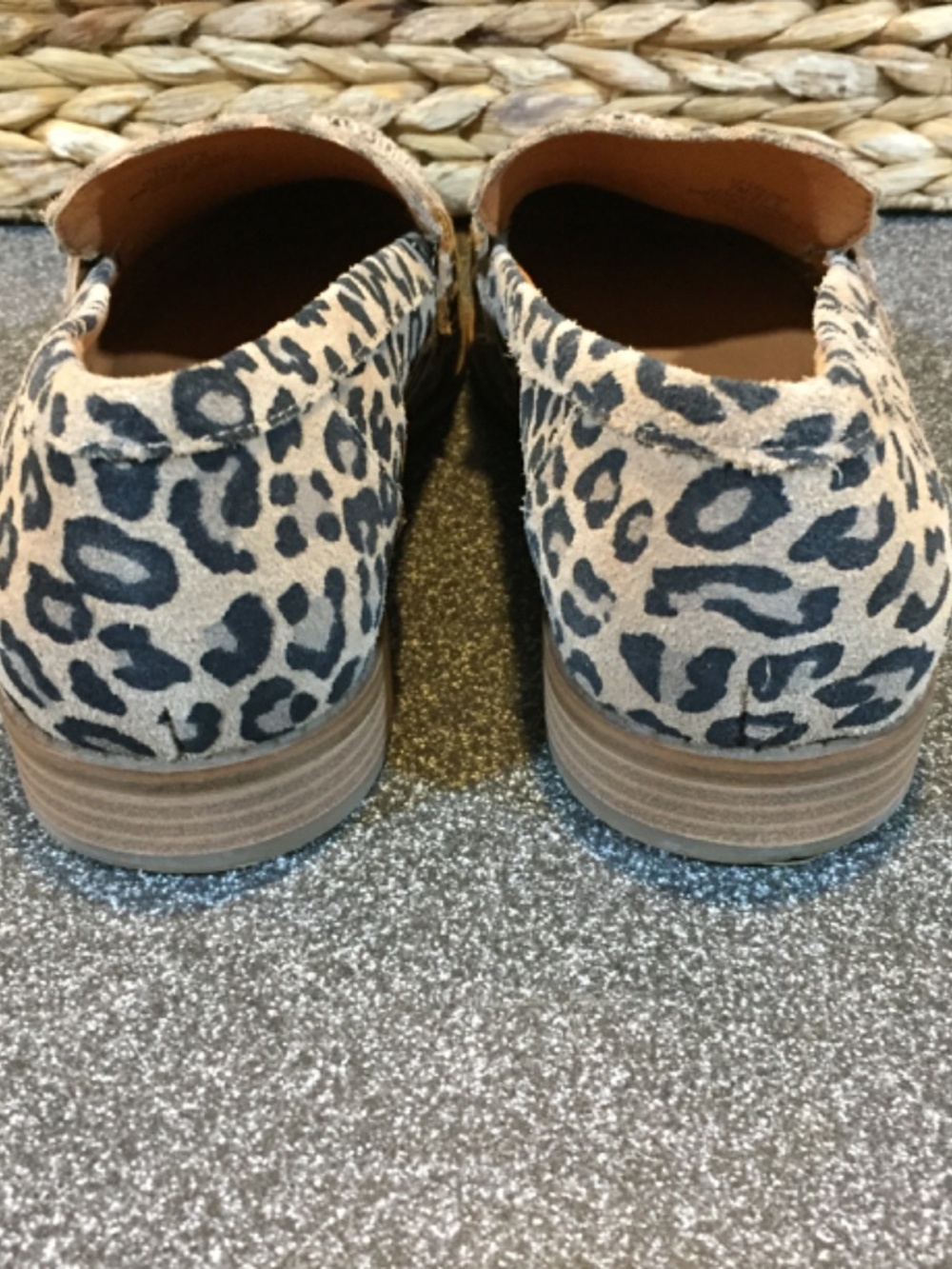 Lucky Brand Leopard Print Penny Loafers - Brown and Black - Picture 9 of 12